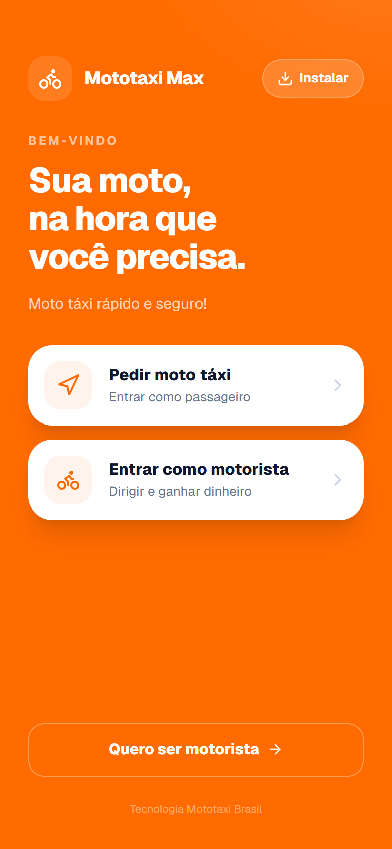 App de mototáxi