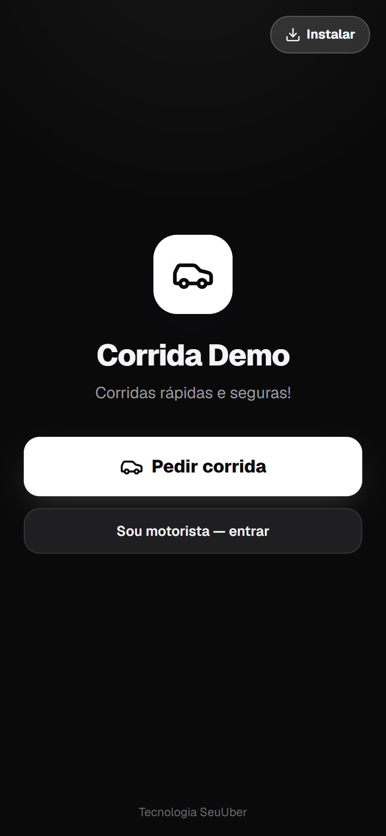 App de corridas